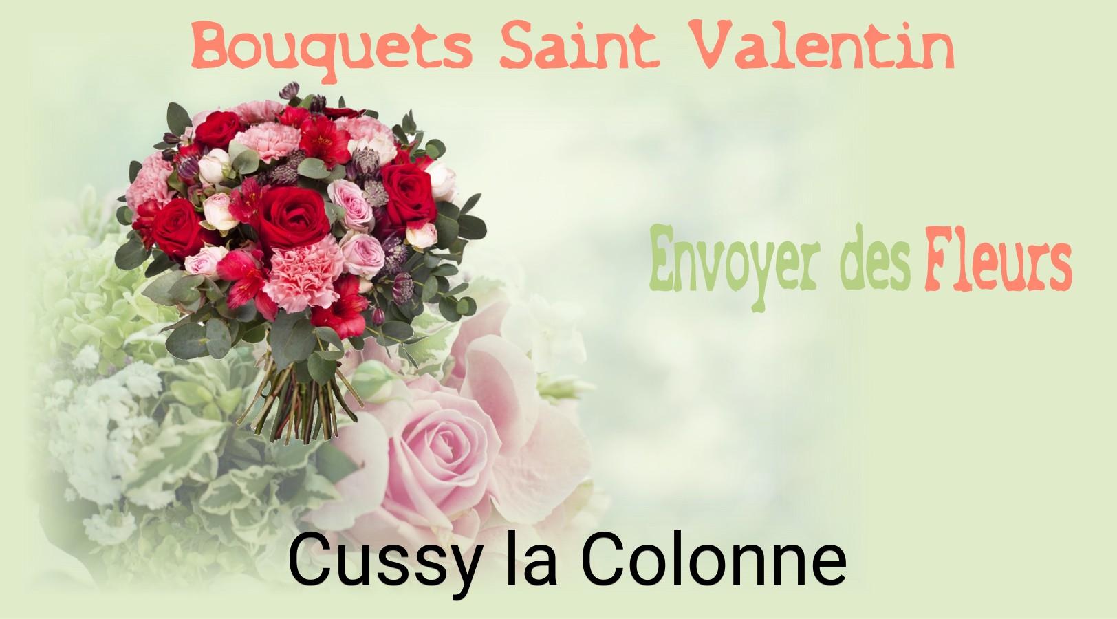 Roses de Saint-Valentin livrées à Cussy-la-Colonne